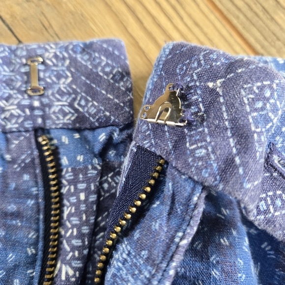 J. Mclaughlin Mens Size 36 Blue Patchwork Shorts - Picture 7 of 12